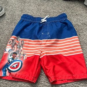 Marvel Blue Youth Swimwear